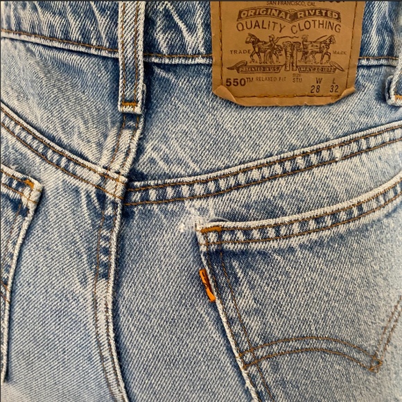 VINTAGE LEVIS 550 STUDENT • 28/32 - Picture 12 of 14